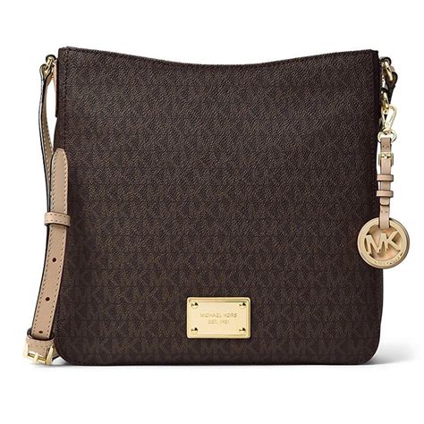 michael kors jet set messenger bag brown|mike Kors jet set.